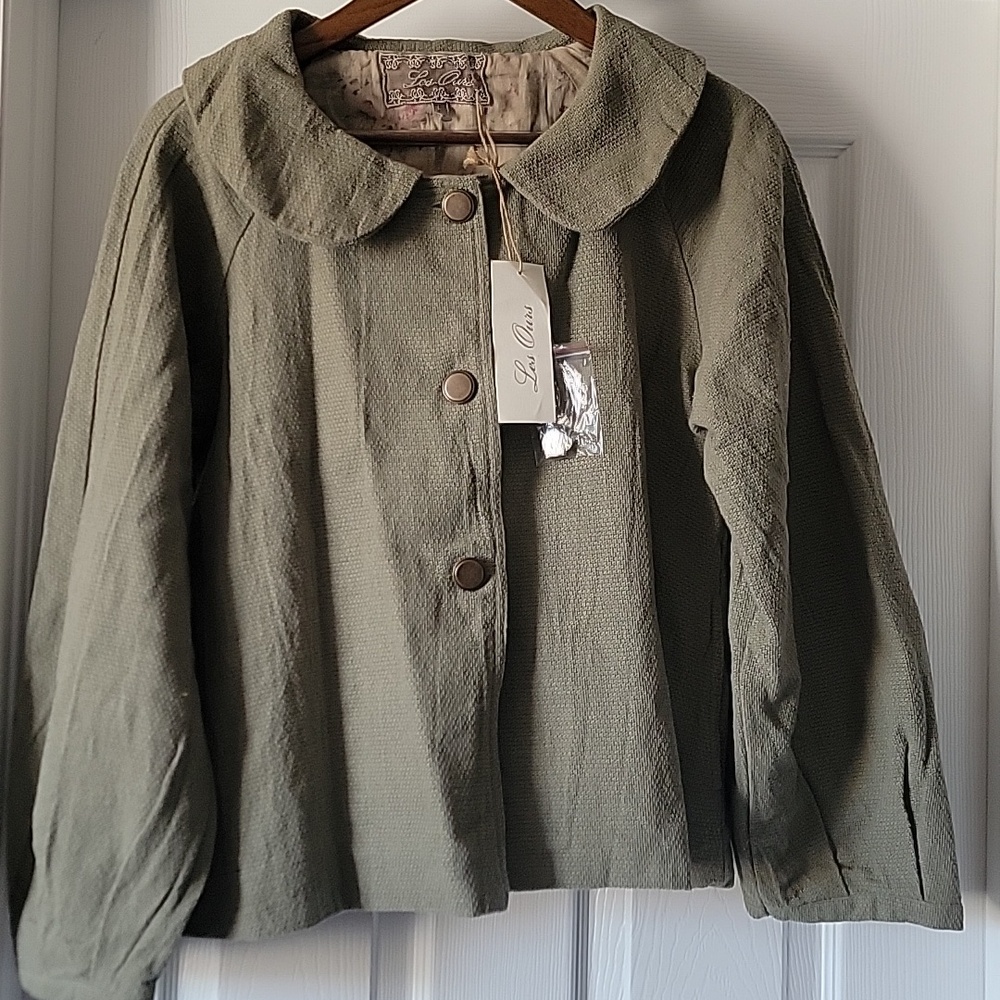 Les Ours NWT Lined Swing Jacket
